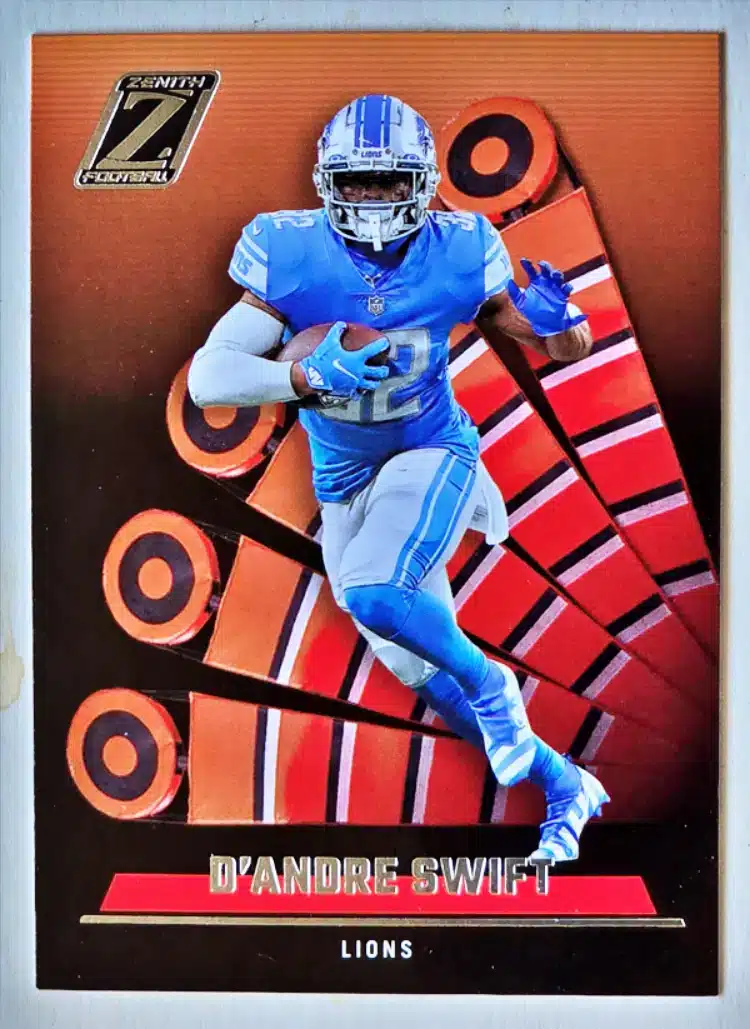 D'Andre Swift Panini Zenith 2022 Card #44 Detroit Lions