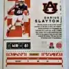 Darius Slayton Panini Contenders Draft Picks 2020 Card#24 Back