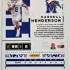 Darrell Henderson Panini Contenders Draft Picks 2020 Card#25 Back
