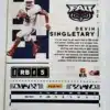 Devin Singletary Panini Contenders Draft Picks 2020 Card#32 Back