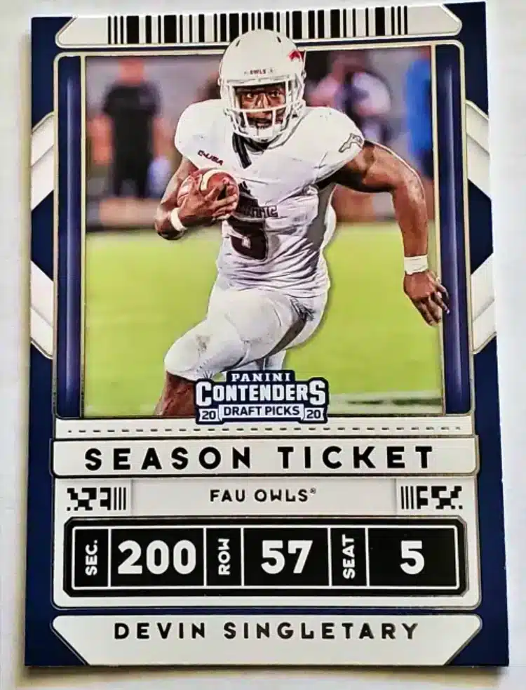 Devin Singletary Panini Contenders Draft Picks 2020 Card#32