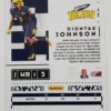 Diontae Johnson Panini Contenders Draft Picks 2020 #34 back