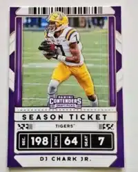 D.J. Chark Jr. Panini Contenders Draft Picks 2020 Card#35