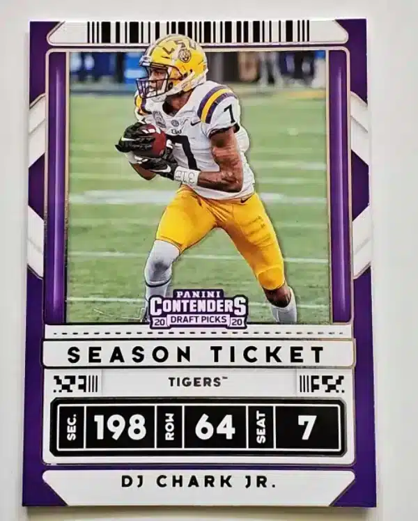 D.J. Chark Jr. Panini Contenders Draft Picks 2020 Card#35