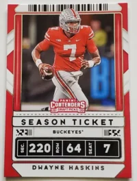 Dwayne Haskins Panini Contenders Draft Picks 2020 #38
