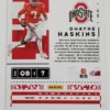 Dwayne Haskins Panini Contenders Draft Picks 2020 #38 Back