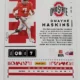 Dwayne Haskins Panini Contenders Draft Picks 2020 #38 Back