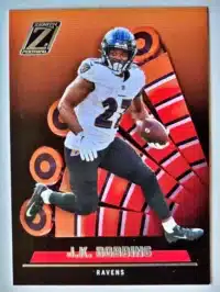 J.K. Dobbins Panini Zenith 2022 Card #28 Baltimore Ravens