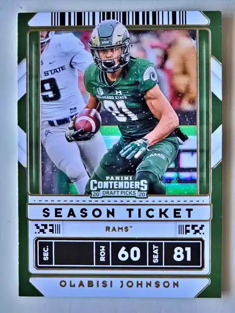 Olabisi Johnson Panini Contenders Draft Picks 2020 Card#10