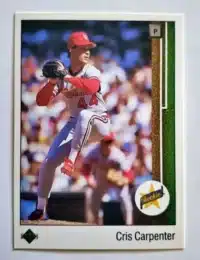 Cris Carpenter Upper Deck 1989 Card #8