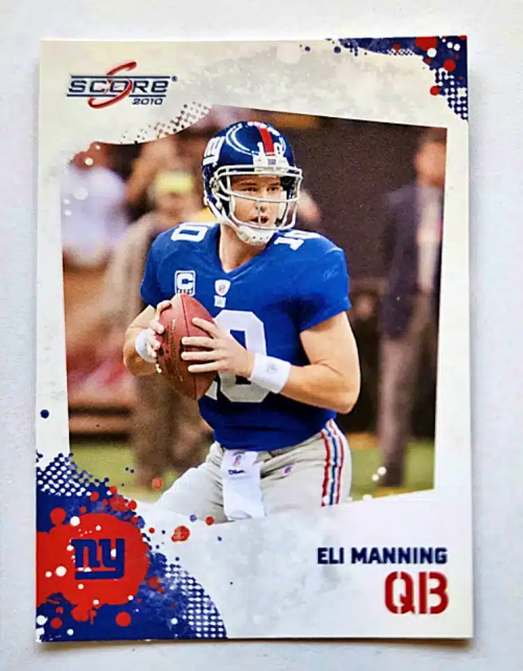 Eli Manning Score 2010 Card #190 Quarterback