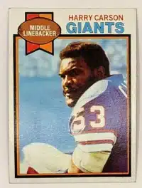 Harry Carson Topps 1979 Card #515