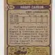 Harry Carson Topps 1979 Card #515 Back