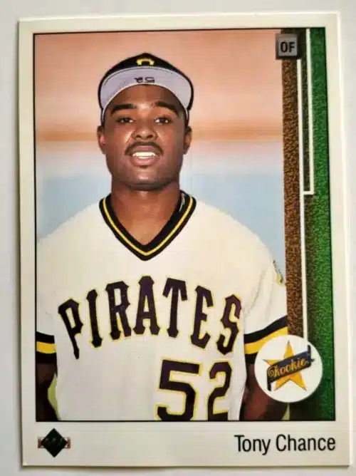 Tony Chance Upper Deck 1989 Card #3