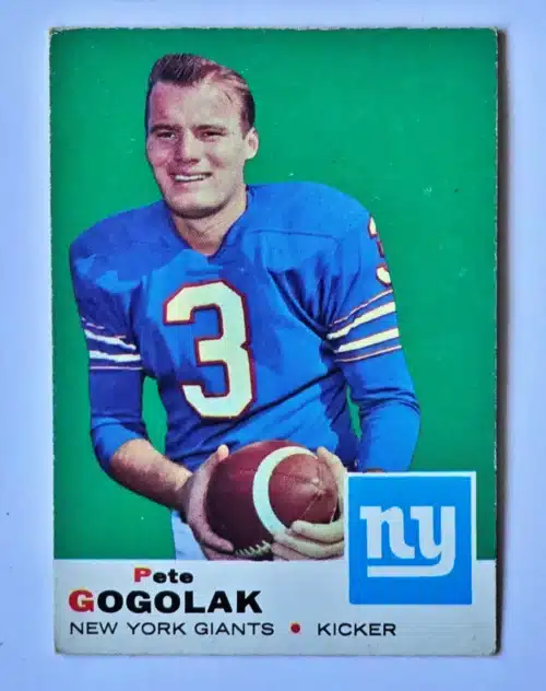 Pete Gogolak Topps 1969 Card #62
