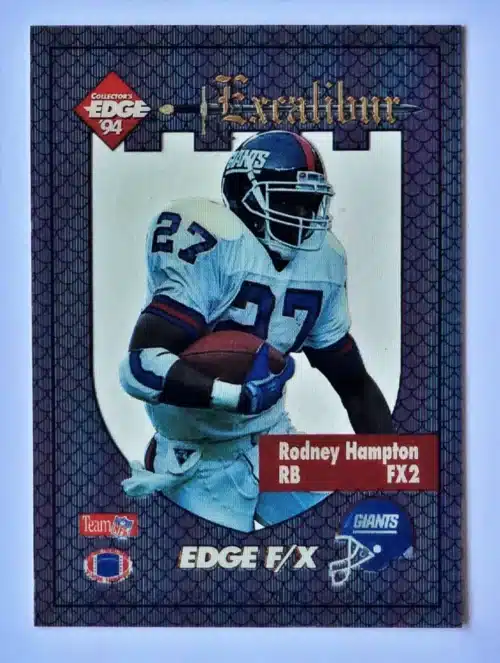 Rodney Hampton Collector's Edge 1994 Excalibur Card #FX2