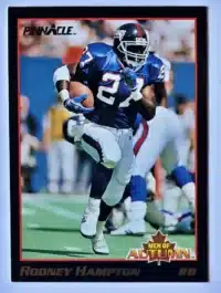 Rodney Hampton Pinnacle 1993 Card #19
