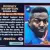 Rodney Hampton Pinnacle 1993 Card #19 Back