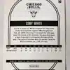 coby-white-panini-2020-30-chicago-bulls-back Coby White Panini Hoops 2020-21 Card #30 Back