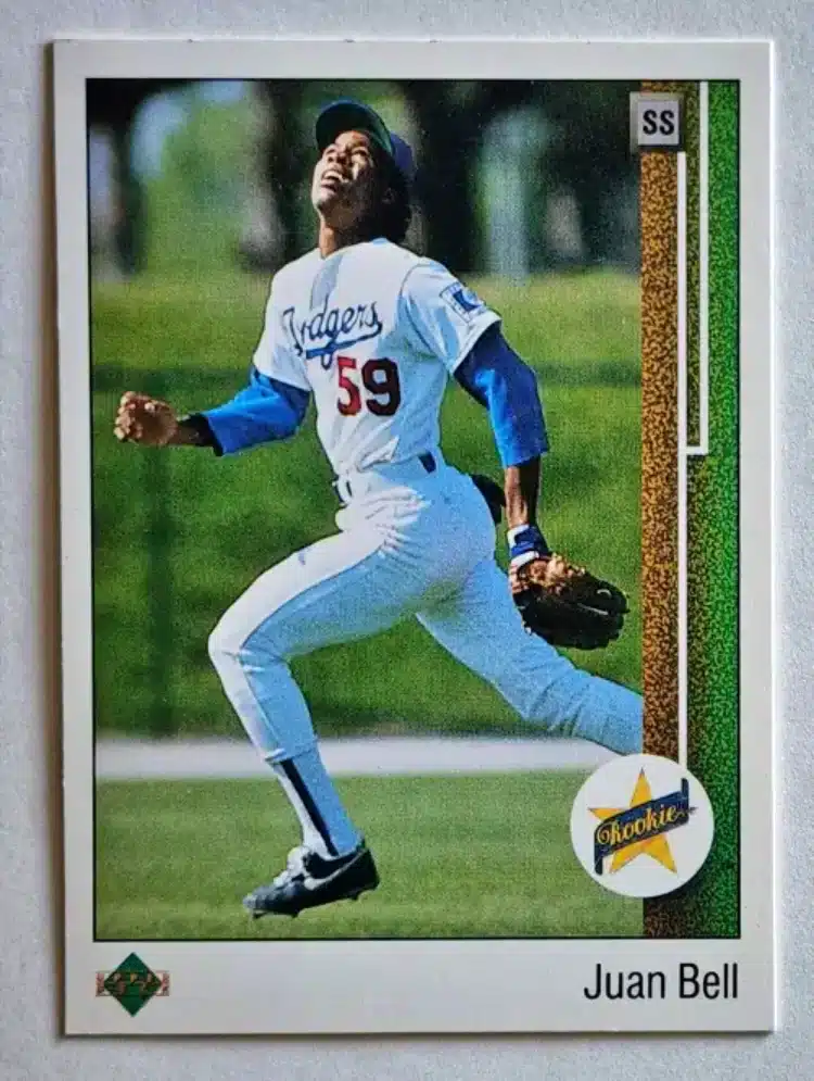 Juan Bell Upper Deck 1989 MLB Card #20