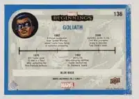 Goliath Beginnings 2022 Vol 2 Series 1 Card #136 Blue Border Back