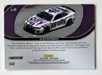 Alex Bowman Panini Prizm 2022 Racing NASCAR #64 Back
