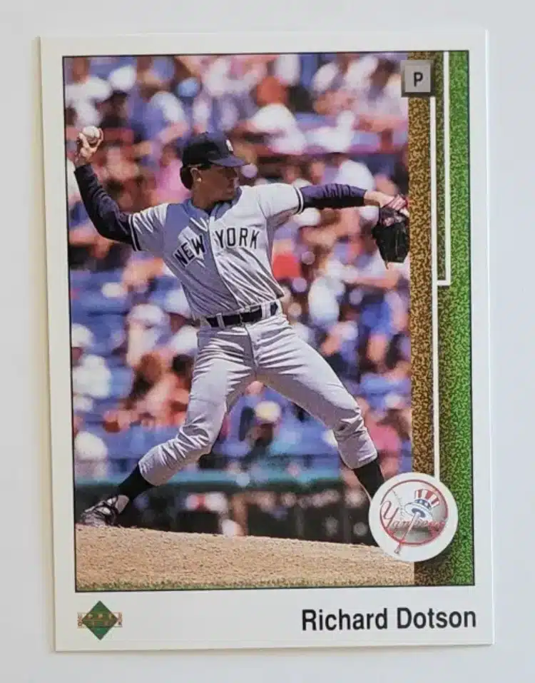 Richard Dotson Upper Deck 1989 Cards #80 – New York Yankees