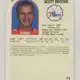 Scott Brooks Hoops 1989 Card #34 Back
